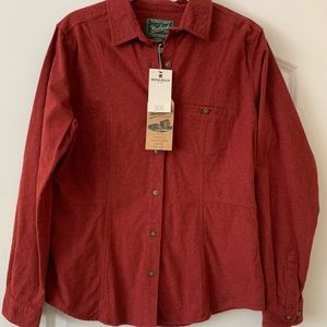 New Women’s Woolrich Chamois Shirt * Size Large